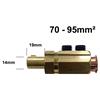 BO3CP90  Dix Type Cable Plug For 70 To 95 mm Sq Welding Cable
